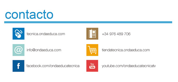 Contacto Onda Educa: Tlf. 976 489 706, email: info@ondaeduca.com